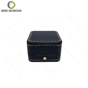 Brand Logo Pu Ring Chain Box Luxury <b>Jewelry</b> Pendant <b>Case</b> Set Manufacturer Leather Necklace Packaging - Product Image 6