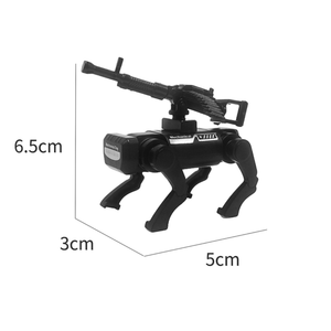 Atacado 3-em-1 ABS Plástico <span class=keywords><strong>Mini</strong></span> Figuras Robô Dog Model <span class=keywords><strong>Toy</strong></span> Building Blocks Forças Bomber Arma Acessórios Montados - Product Image 5