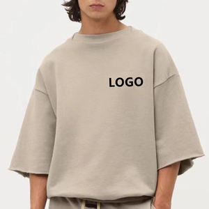 Camisetas Personalizadas de Gran Tamaño para Hombre, Corte y Confección a Medida, Tejido Grueso de Alta Calidad, 100% Algodón, Hombros Caídos, Lisas - Product Image 2