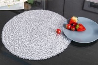 Napperons Ronds en Plastique Réutilisables Éco-Responsables pour Restaurants, Mariages et Hôtels