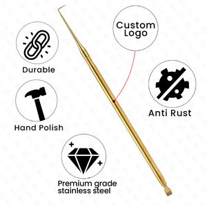 Separador de Pestañas Dorado en Oferta, Herramientas para Lifting de Pestañas, Empaque Personalizado, Aislador de Pestañas con Impresión de Pestañas, MOQ Bajo, Marca Privada, Bahasa Pro - Product Image 2