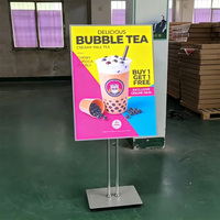 Meilleures ventes : Boîte à lumière LED sur pied à hauteur réglable pour affichage de posters et de menus de restaurant, Fabricant OEM ODM