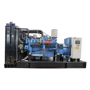 Novo conjunto de geradores diesel de fornecimento VANTEK série MTU 18V2000G65 900KW 1000KW 1250KVA 50Hz geração de energia
