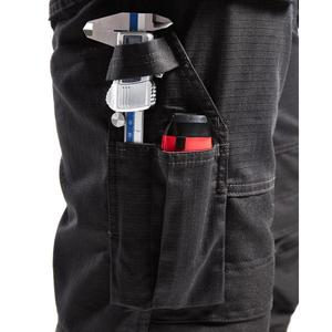 BLAKLADER - 149613309998D100 Pantalones de servicio elásticos con bolsillos para uñas Negro/Gris oscuro-PANTALONES DE TRABAJO EAN 7330509555842 - Product Image 5