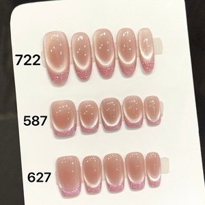 <span class=keywords><strong>Uñas</strong></span> <span class=keywords><strong>Postizas</strong></span> de Lujo de Marca Privada, Hechas a Mano, <span class=keywords><strong>Uñas</strong></span> Artificiales Personalizadas, Cobertura Completa, Estilo Bailarina, <span class=keywords><strong>con</strong></span> Pedrería, <span class=keywords><strong>Uñas</strong></span> Artificiales Decorativas - Product Image 3