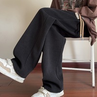 Pantalons longs respirants et amples pour hommes pour l'automne et l'hiver, chaleur et confort, pantalons de sport décontractés à jambes droites et larges pour hommes