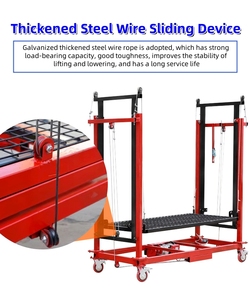 0.5ton 2-15m Folding Scaffold Lifting Platform Portable Mobile Electric Lift Scaffolding with Sturdy Steel Frame Adjustable - Product Image 5