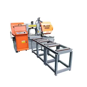 Industrial Horizontal Metal Angle Steel Bar Band Saw Cutting Machine Fully Automatic Horizontal Cnc Steel bar Band saw Machine