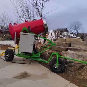 Machine à neige d'extérieur HG-70 avec roues, compresseur et moteur Bristol pour usage en station de ski - Product Image 3