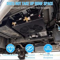 Climatiseur électrique silencieux et discret 48V DC, climatiseur split universel 48V pour camping-cars, caravanes, camions, fourgonnettes, excavatrices, bus