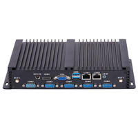 ELSKY Venta caliente sin ventilador j4125 mini pc Ubuntu Windows IPC J4125 CPU mini ITX placa base 12V5A PC industrial