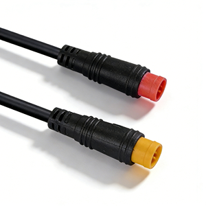 いいえ。 2468-24 2芯共有自転車ロックライン3芯M8コネクタ防水オス・メスドッキングケーブル - Product Image 3