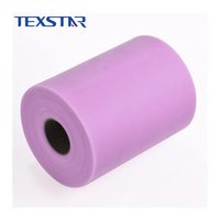 Rouleaux de tissu de dentelle de tulle français 6 pouces 100 mètres pour robe de tulle de filles