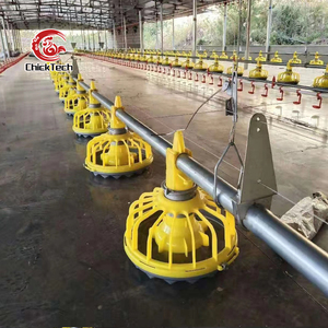 Mangeoire automatique personnalisée pour poulets avec système de distribution par plateau et construction en plastique pour poulets de chair et reproducteurs - Product Image 1