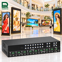 Commutateur matriciel DQINFOS 8x8 HDCP2.2 EDID CEC IR bidirectionnel RS232 TCP/IP pour affichage numérique 18 Gbps 4K60Hz