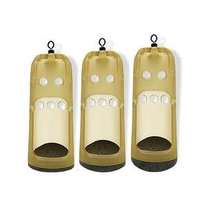 Cage à pêche pour carpes avec fenêtre d'ouverture, pivot supérieur anti-torsion en PP, légère, avec trous, 30g 40g 50g 60g - Product Image 1