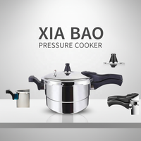 Casserole à pression en acier inoxydable 7L, pot à soupe, autocuiseur pour cuisinière à induction, écologique