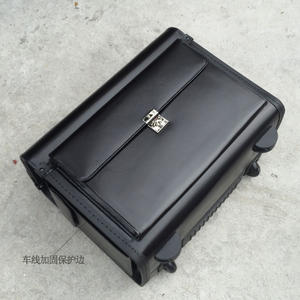 Erkekler kadınlar pilotlar ve ekip 16/18/19 inç gerçek deri seyahat iş <span class=keywords><strong>Pilot</strong></span> bagaj için kılıf bavullar üzerinde taşımak - Product Image 5