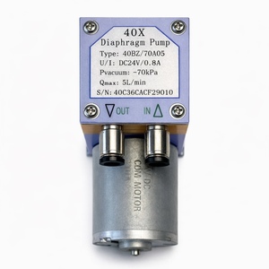 Pompe à diaphragme à air sans huile 40BZ pour surveillance atmosphérique, 5L/min, DC24V, sans balais, prête à l'emploi, fonctionnement stable à long terme - Product Image 3