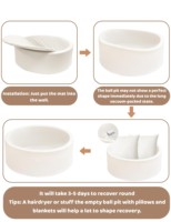 Balle de jeu ronde en mousse souple pour parc de jeux pour bébés, balles non incluses, mobilier de jeu intérieur/extérieur pour tout-petits