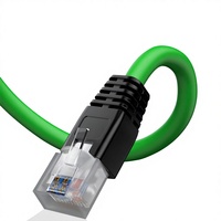 Connecteur mâle M12 RJ45 pour usage industriel, contact en laiton, boîtier ABS/Nylon/PC, adaptateur 4/8 broches vers RJ45