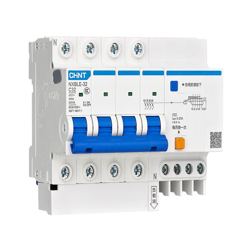 Chint NXBLE-32 2P C16 RCBO - Reliable Electrical Protection with 6