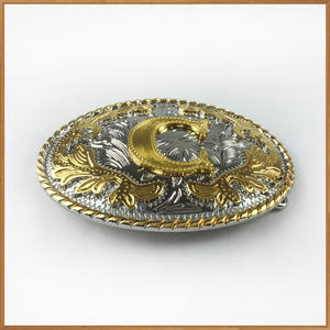 Boucles de <span class=keywords><strong>ceinture</strong></span> lettre initiale grande taille filles garçons boucles occidentales dorées pour <span class=keywords><strong>ceinture</strong></span> (ABC-Z) boucles de rodéo pour hommes et femmes - Product Image 5