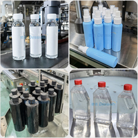 Ligne automatique industrielle de remplissage de détergent de lessive liquide Machine de bouchage de remplissage de bouteilles de shampooing nettoyant pour le corps