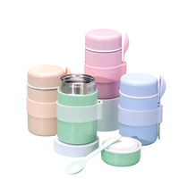 DAJI HYDRO Impression Personnalisée Thermique 304 En Acier Inoxydable Double Paroi Isolé Sous Vide 12-24 Heures Isolation Thermique Soupe Thermos