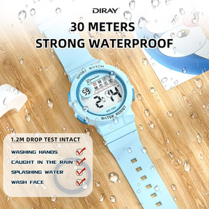 Reloj Deportivo Digital <span class=keywords><strong>Mingrui</strong></span> 8212L para Niñas, Resistente al Agua 30 Metros, Resistente a Caídas de 1.2 Metros, Esfera Luminiscente, Alarma, Cronógrafo de 42 mm - Product Image 3