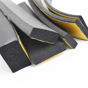 Junta de Goma, Sellos de Goma Suave Extruida de EPDM, <span class=keywords><strong>Esponja</strong></span> de Silicona/Tira de Sellado de Goma Espuma con Cinta Adhesiva en una Cara, Tira de Espuma - Product Image 5