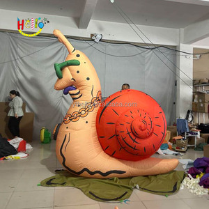 Lindo Modelo de Caracol Inflable de Dibujos Animados en Color Rosa para Decoración de Jardín y Parque Infantil - Product Image 4