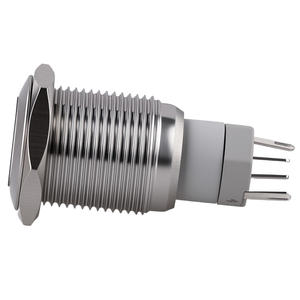 16mm <b>Push</b> Button Switch Green Illuminated Ring Suitable For 6V DC System <b>Latching</b> ON OFF Control - Product Image 5