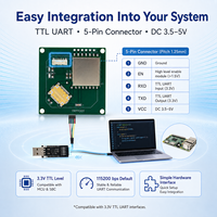 Módulo RFID UHF USB Invelion YRM100 TTL Uart 3.3-5V para Arduino Raspberry Pi, Sistema Integrado, Módulo Lector RFID UHF Integrado