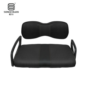 Funda de Asiento de Cuero para Carro de Golf Yamaha G29 con Respaldo, Color y Textura Personalizados, Fabricada por Source - Product Image 3