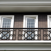 Kit de balustrade en aluminium OEM/ODM en gros, système de clôture moderne pour balcon et terrasse, support de conception gratuit, revêtement en poudre pour jardin extérieur B2B