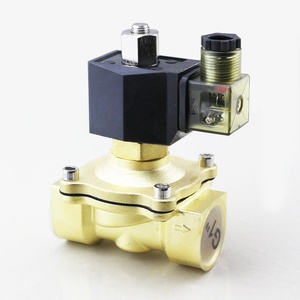 2WK /2WT Serie 1/2 3/4 1 1-1/4 1-1/2 2 Inch 12V 24V 220V Normaal Open Diafragma Water Solenoïde Waterdichte Elektrische Klep Messing - Product Image 5