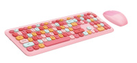 Ensemble clavier et souris sans fil MOFii, différentes couleurs avec touches mignonnes pour filles, pour le bureau ou la maison, compatible avec les ordinateurs portables, en stock