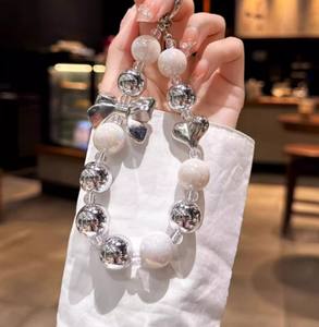 <span class=keywords><strong>Coque</strong></span> de téléphone anti-chute à paillettes avec chaîne de perles pour <span class=keywords><strong>iphone</strong></span> 17 Pro Max 16 15 14 - Product Image 6