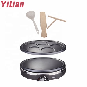 Crêpière électrique française traditionnelle, plaque chauffante en aluminium moulé sous pression antiadhésive, usage domestique, protection contre la surchauffe - Product Image 5