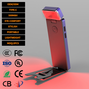 ไฟอ่านหนังสือแบบหนีบพกพาขนาดเล็ก ชาร์จผ่าน USB ได้  670nm ถนอมสายตา น้ำหนักเบา ชาร์จด้วย Type C แบตเตอรี่ 500mAh - Product Image 1