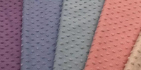 Tissu en polyester viscose rayonne personnalisé Little DOT 77% polyester 23% rayonne Tissu jacquard en rayonne à fleurs coupées pour vêtements féminins