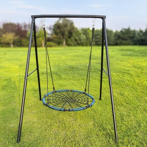 Chaise suspendue moderne en métal pour l'extérieur, mobilier <span class=keywords><strong>de</strong></span> <span class=keywords><strong>jardin</strong></span> et loisirs, ensemble <span class=keywords><strong>de</strong></span> balançoire pour enfants - Product Image 1