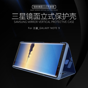 Funda Inteligente de Lujo con Espejo para <span class=keywords><strong>Samsung</strong></span> Galaxy S26 S25 S24 Ultra, Funda de Cuero Transparente con Soporte - Product Image 4