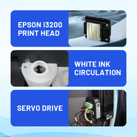 4 Head Dtf I3200 24inch Inkjet Dtf With Powder Shaking Machine 60cm T-shirt A1 30cm Transfer Xp600 Dtf Printers Printing Machine