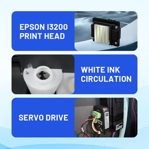 Impresora DTF de 4 Cabezales I3200 de 24 Pulgadas con Inyección de Tinta y Agitador de Polvo, Máquina de Impresión DTF de 60cm para Camisetas, Transferencia A1 30cm XP600 - Product Image 2