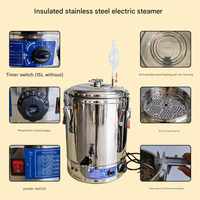 Distillateur électrique 15-100L, extracteur d'alcool, équipement de distillation de vin pour usage domestique, pour hydrolat de rose, 1500W, facile à utiliser