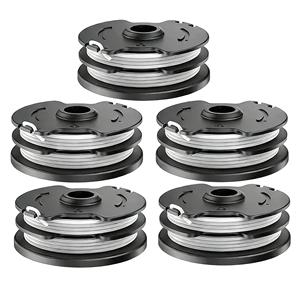 Lot de 5 bobines de fil de rechange pour tondeuse à gazon, ligne en nylon 1.6mm/27ft TLP-01 pour Parkside PRTA 20-Li A1 / B2 / C3 PRT300 PRT550 - Product Image 1