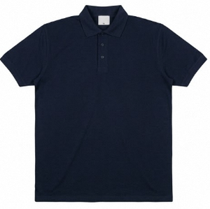 Polo de Punto Jersey Azul Marino para Hombre - Camiseta de Manga Corta 100% Algodón de Corte Regular - Ropa de Golf Informal con Etiqueta Privada Personalizada - Product Image 4