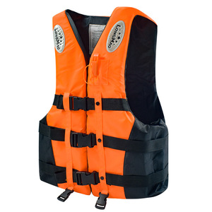 Chalecos salvavidas de espuma para adultos, alta flotabilidad, para pesca, navegación, deportes acuáticos, naranja, verde fluorescente, rojo, azul - Product Image 5